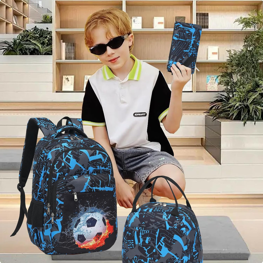 LEDAOU Schulrucksack Junge Teenager Kinder Juvenile Mädchen Daypack Mädchen Freizeitrucksack Backpac