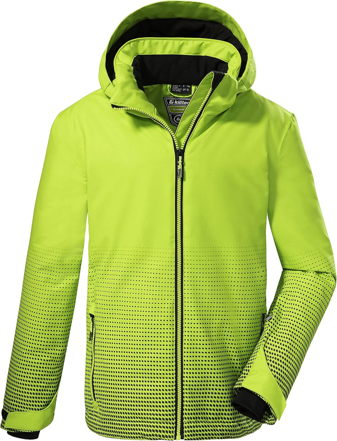 Killtec Jungen Ksw 162 Bys Ski Jckt Skijacke/Funktionsjacke mit Kapuze und Schneefang 116 apfel, 116