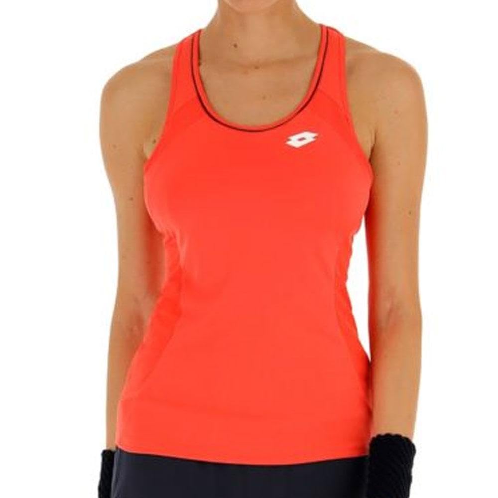 Lotto Damen, Squadra PL Tank-Top Weiss, Dunkelgrau, XL Oberbekleidung