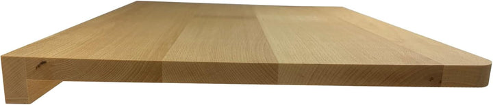EFO Schneidebrett XL 47x37 cm | Schneidebrett mit Anschlagkante aus Buchenholz | Grosses Küchenbrett
