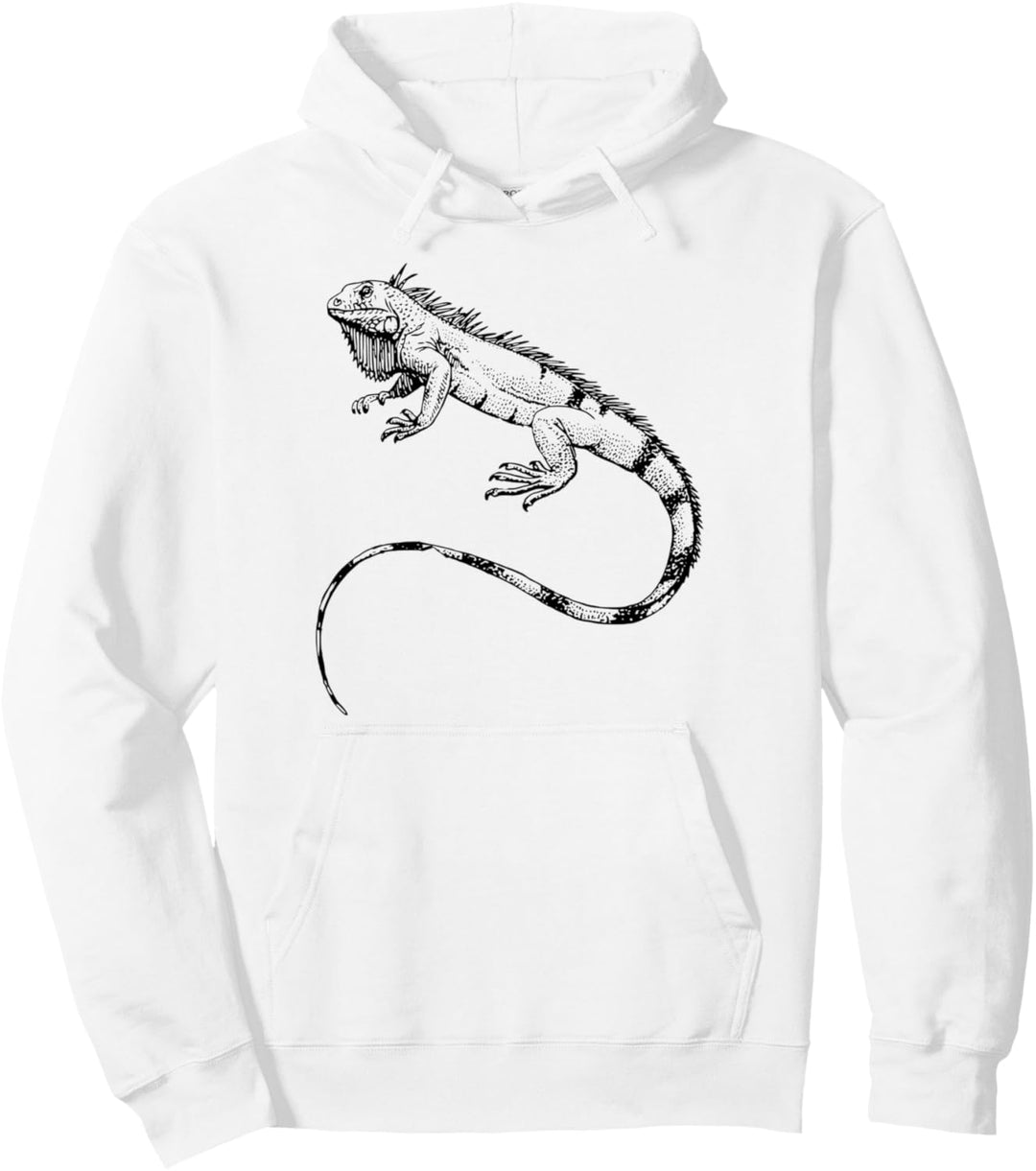 Iguana Eidechse Pullover Hoodie