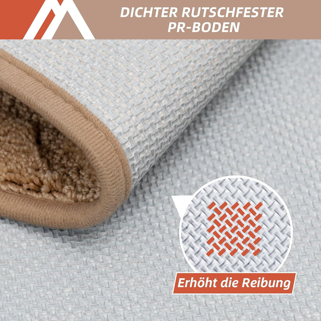 COSY HOMEER Fussmatte Innen 50 x 80 cm, Schmutzfangmatte Waschbar 1,5 cm Dicke, Eingangsteppich Saub