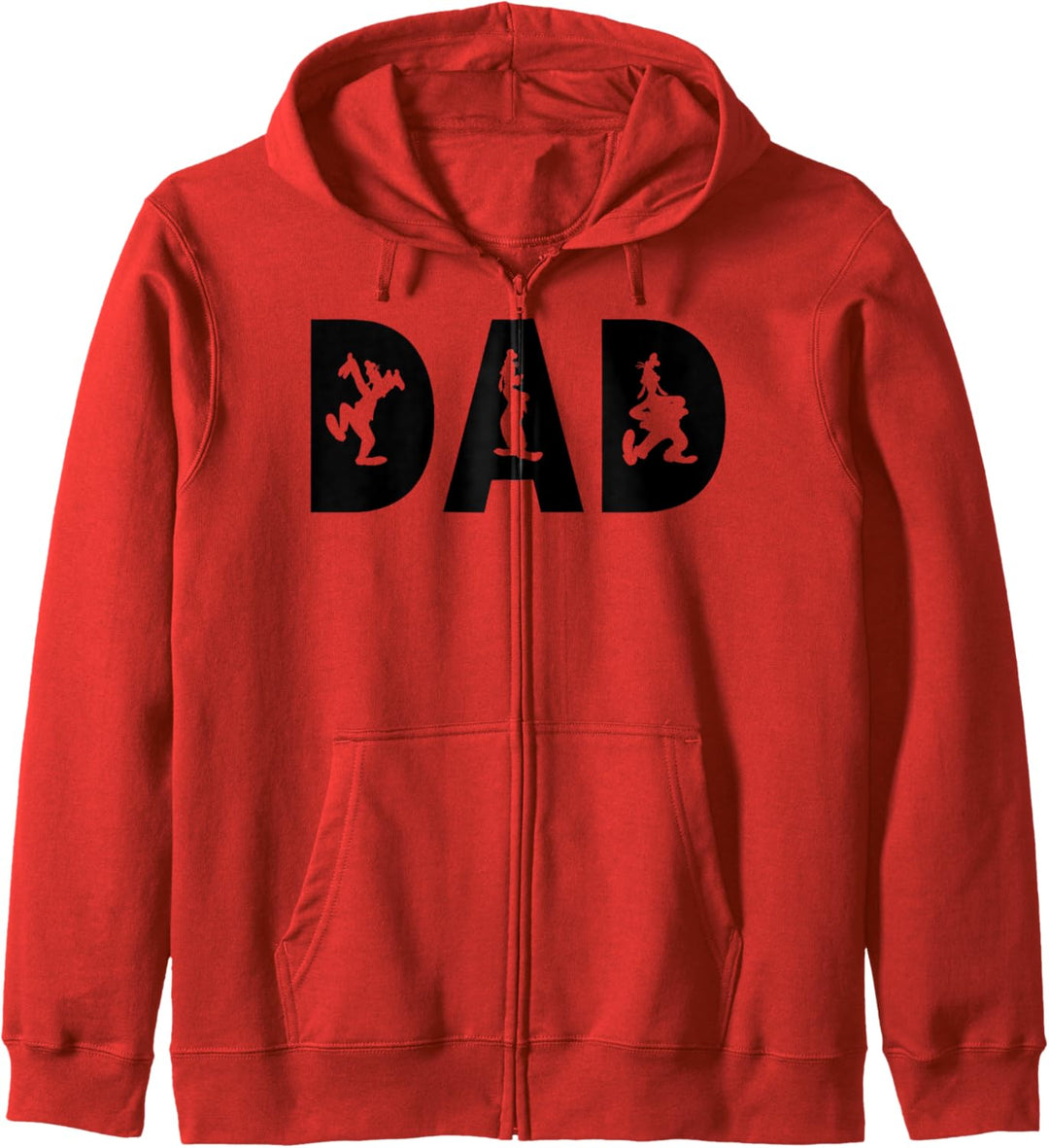 Disney Mickey And Friends Goofy Dad Silhouette Text Kapuzenjacke