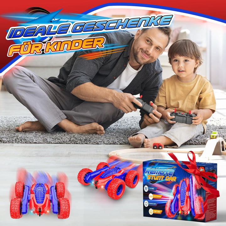 Ferngesteuertes Auto ab 3 4 5 6 7 8 Jahre, Spielzeug ab 3-10 Jahre Junge Monstertruck, 4WD RC Auto S