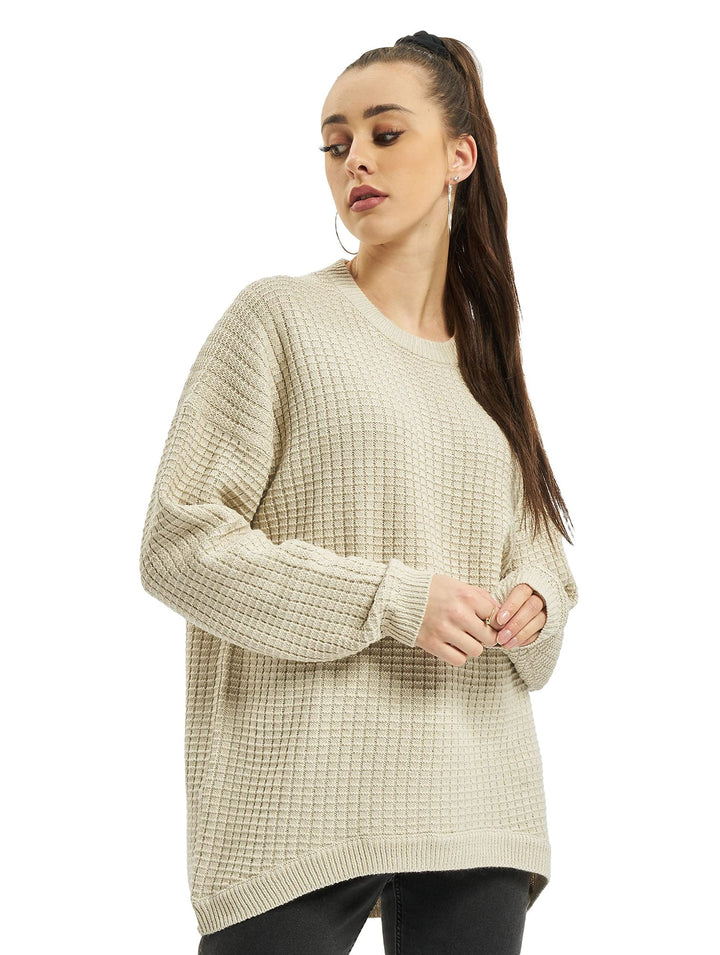 ONLY Damen Pullover onlKarly Life KNT beige M