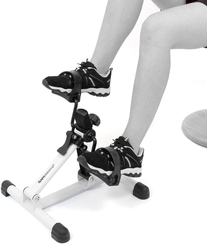 AFH Webshop Mini-Bike | Armtrainer und Beintrainer | Heimtrainer | Pedaltrainer mit Pedometer