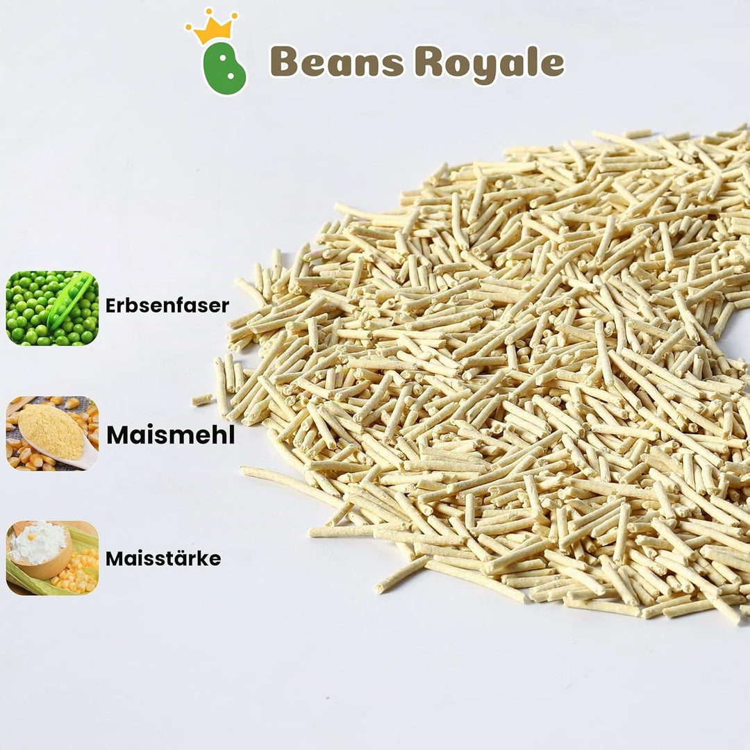 Tofu Katzenstreu, klumpendes Kätzchenstreu, spülbar, Erbsfaser, staubfrei, geruchskontrollierend, ge