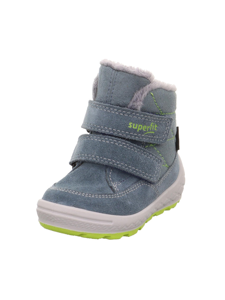 Superfit Jungen Groovy Schneestiefel 21 EU Weit Blau Hellgrün 8010, 21 EU Weit Blau Hellgrün 80