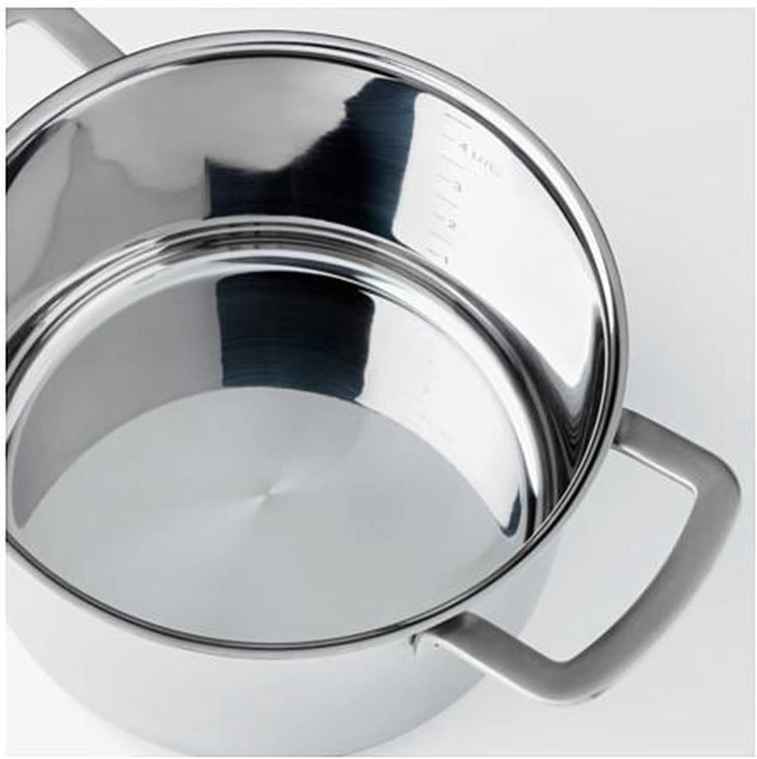 IKEA Ikea 365+ Topf mit Deckel, 8,0 l, Edelstahl