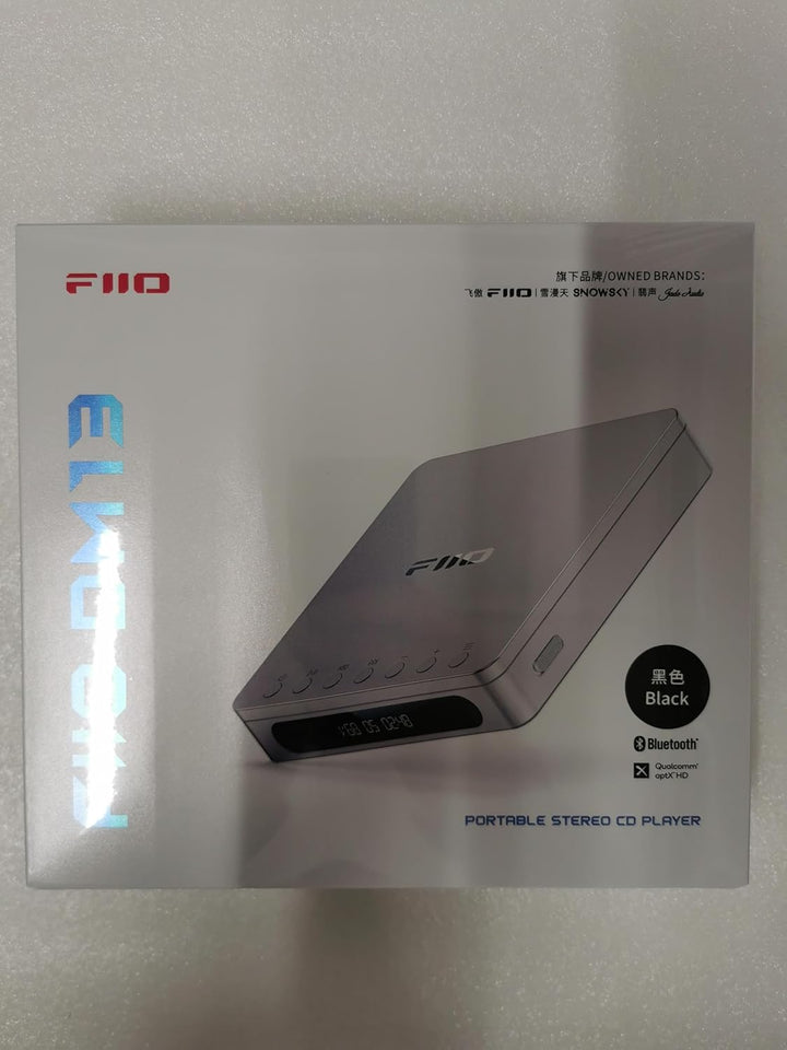 FiiO DM13 multifunktionaler tragbarer Stereo-CD-Player mit ausdauerndem Akku, unterstützt USB-Rippin
