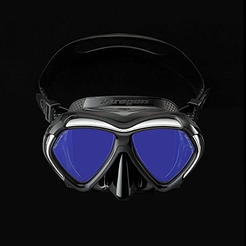 TUSA Paragon M2001SQB - Profi Tauchermaske schwarz/weiss, schwarz/weiss