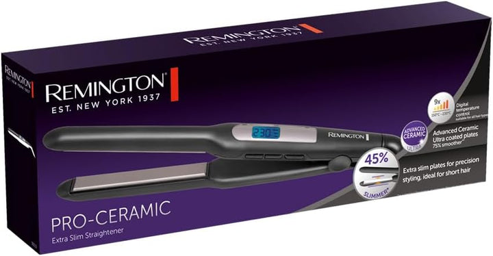 Remington Glätteisen [extra schmale Platten: für kurzes Haar, Pixies, Pony, Bart & kleine Locken] Ha