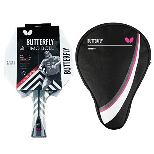 Butterfly® Timo Boll Vision 3000 Tischtennisschläger | Tischtennis Racket Bat TT Profi Wettkampfschl
