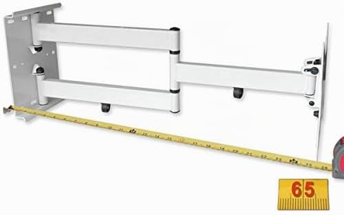 Universal TV Wandhalterung für 16-55 Zoll (40-139,7 cm) - Ausziehbar bis 65 cm Schwenkbar Neigbar -