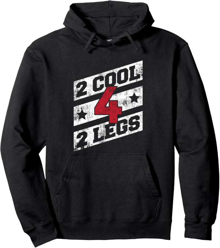 2 coole 4 2 Beine – Bein-Amputee Pullover Hoodie