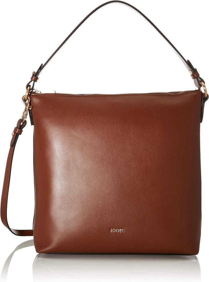 Joop! Nausica Estia Hobo Mvz Schultertasche Braun (Cappuccino), Braun (Cappuccino)