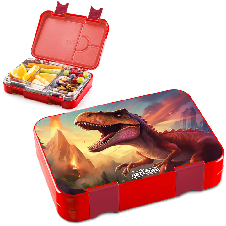 Jarlson® Brotdose Kinder mit Fächern - TONI Lunchbox - Bento Box auslaufsicher – Jausenbox für Kinde