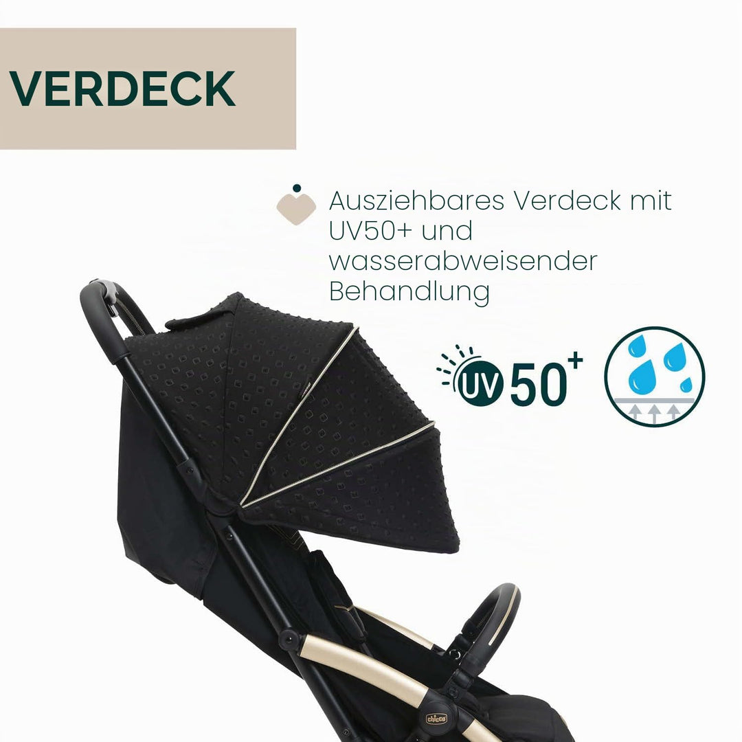 Chicco Goody X-Plus Kinderwagen, schwarz Re_Lux