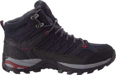 CMP Herren Rigel Mid Shoe Wp Trekking-& Wanderstiefel 39 EU Asphalt Syrah, 39 EU Asphalt Syrah