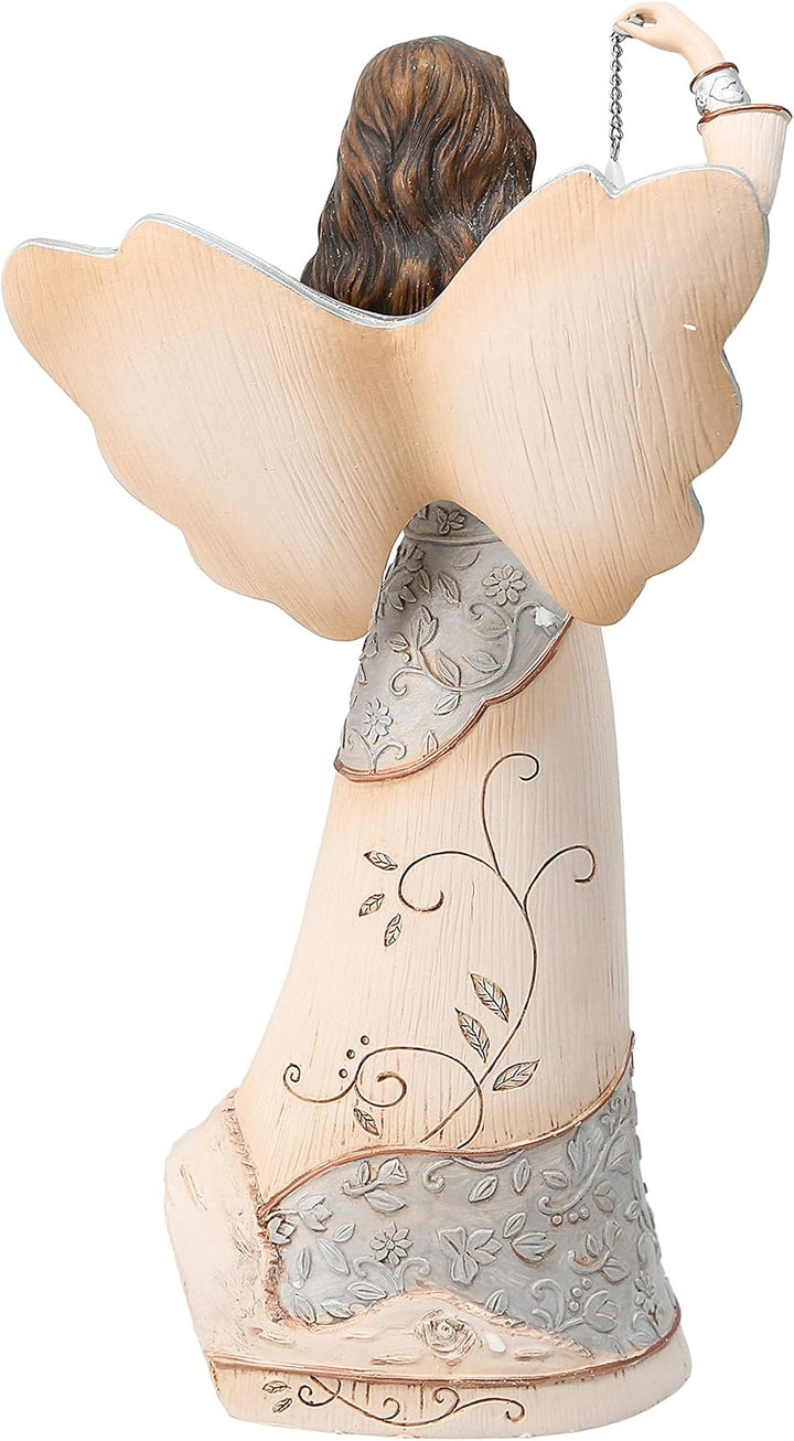 Pavilion Gift Company Elements Beileidsengel mit Stern, 22,9 cm Stars in the Sky, Stars in the Sky