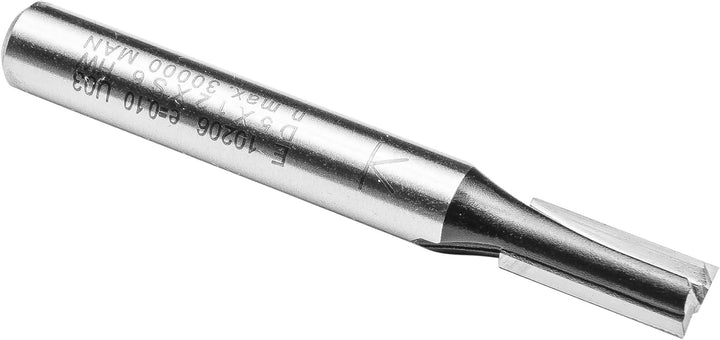 ENT 10206 Nutfräser HW, Schaft (S) 6 mm, Durchmesser (D) 5 mm, NL 12 mm, SL 32 mm, GL 48 mm D=5 / NL
