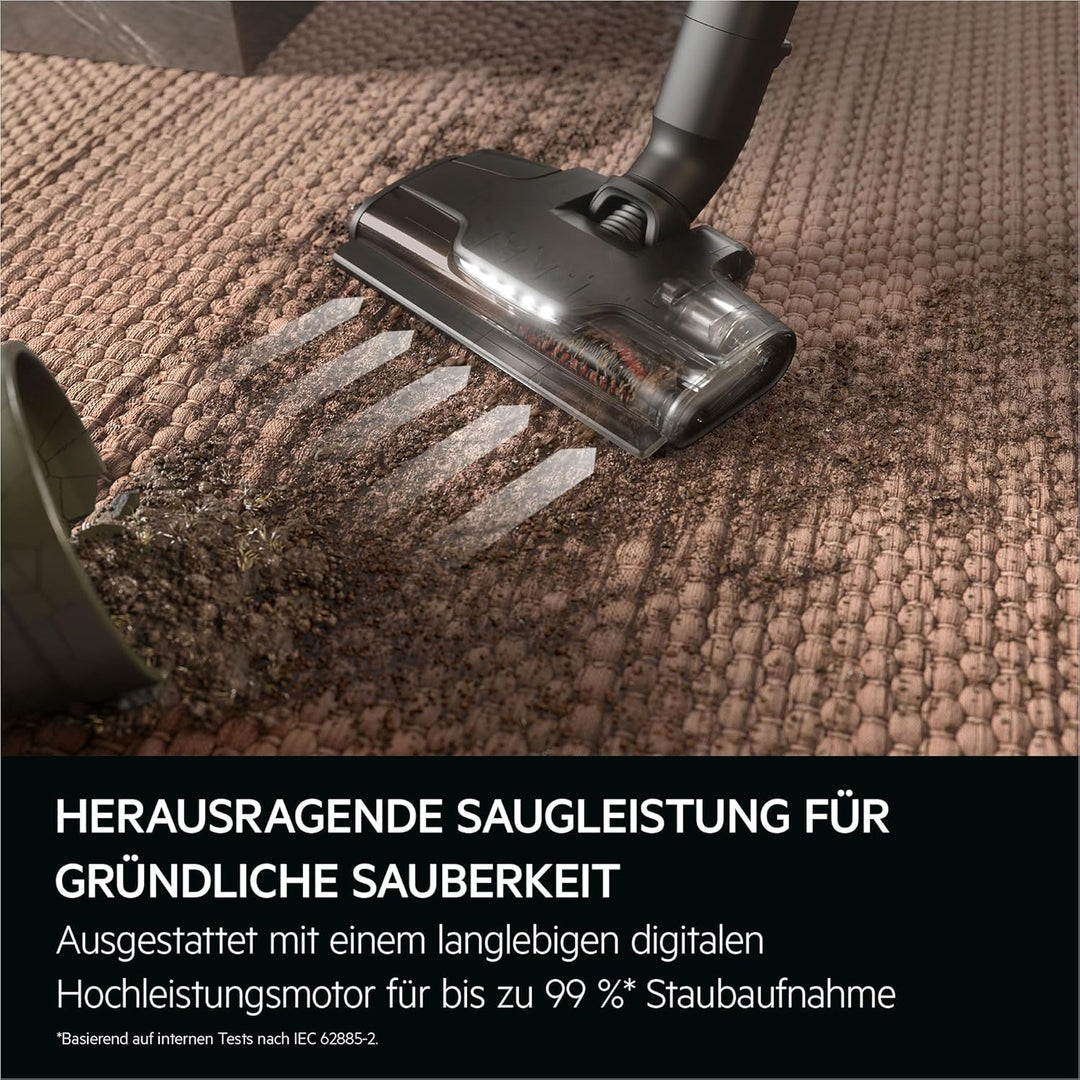 AEG Serie 8000 Akku Staubsauger, Kabellos, Alle Böden, AutoModus, bis zu 99% Staubaufnahme, bis zu 5