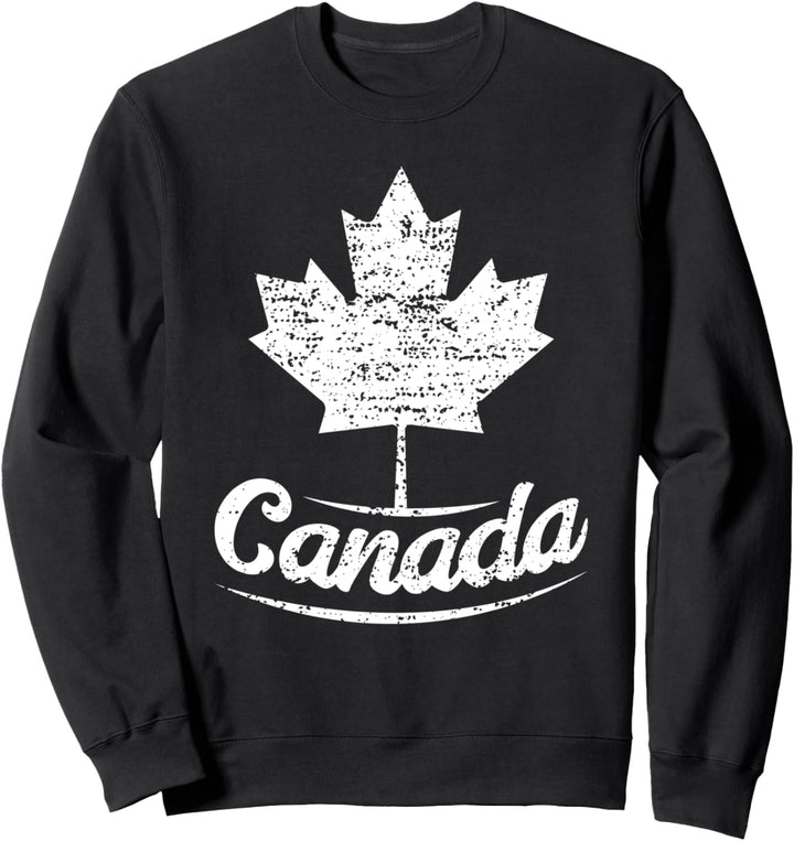 Vintage Canada Retro Kanadische Flagge Ahornblatt Sweatshirt
