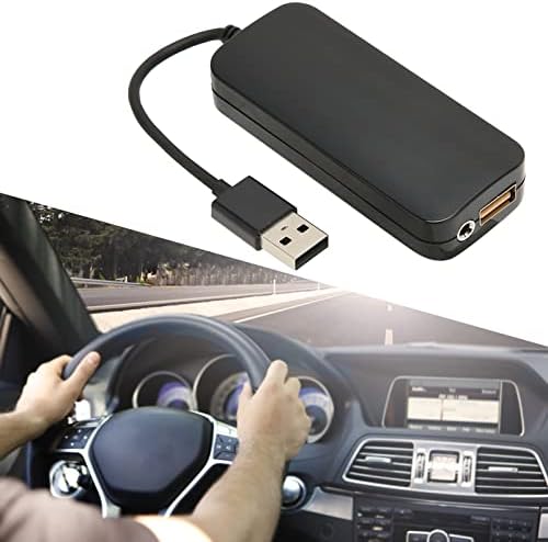Bewinner Wireless CarPlay Adapter USB, Wireless CarPlay Converter mit USB-Schnittstelle Sprachsteuer