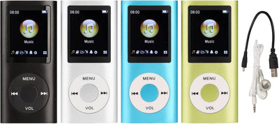 MP3-Player/MP4-Player, MP4-Musikplayer Unterstützt Bis zu 64 GB TF-Karte, Digitaler 1,8-Zoll-LCD-Bil