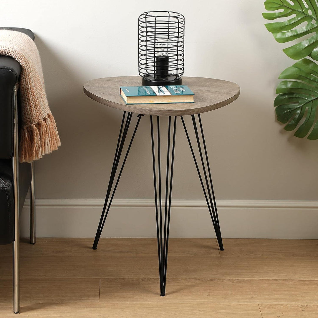 Versa Seatle Beistelltisch für das Wohnzimmer, Schlafzimmer oder die Küche. Moderner, niedriger Tisc