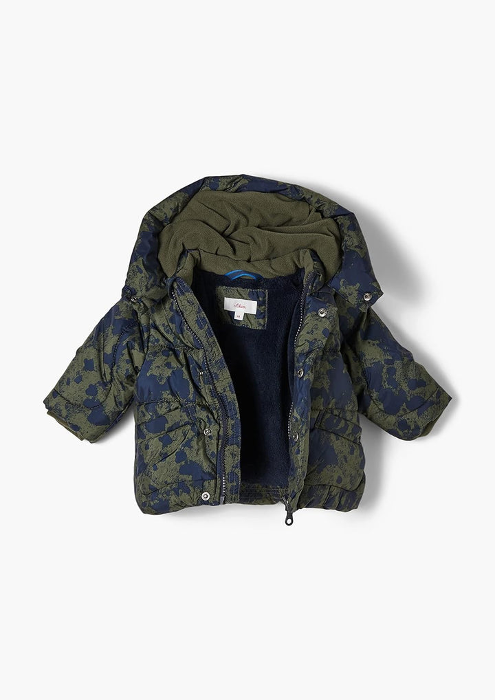 s.Oliver Baby-Jungen Wollmischungs-Mantel 92 Blau, 92 Blau