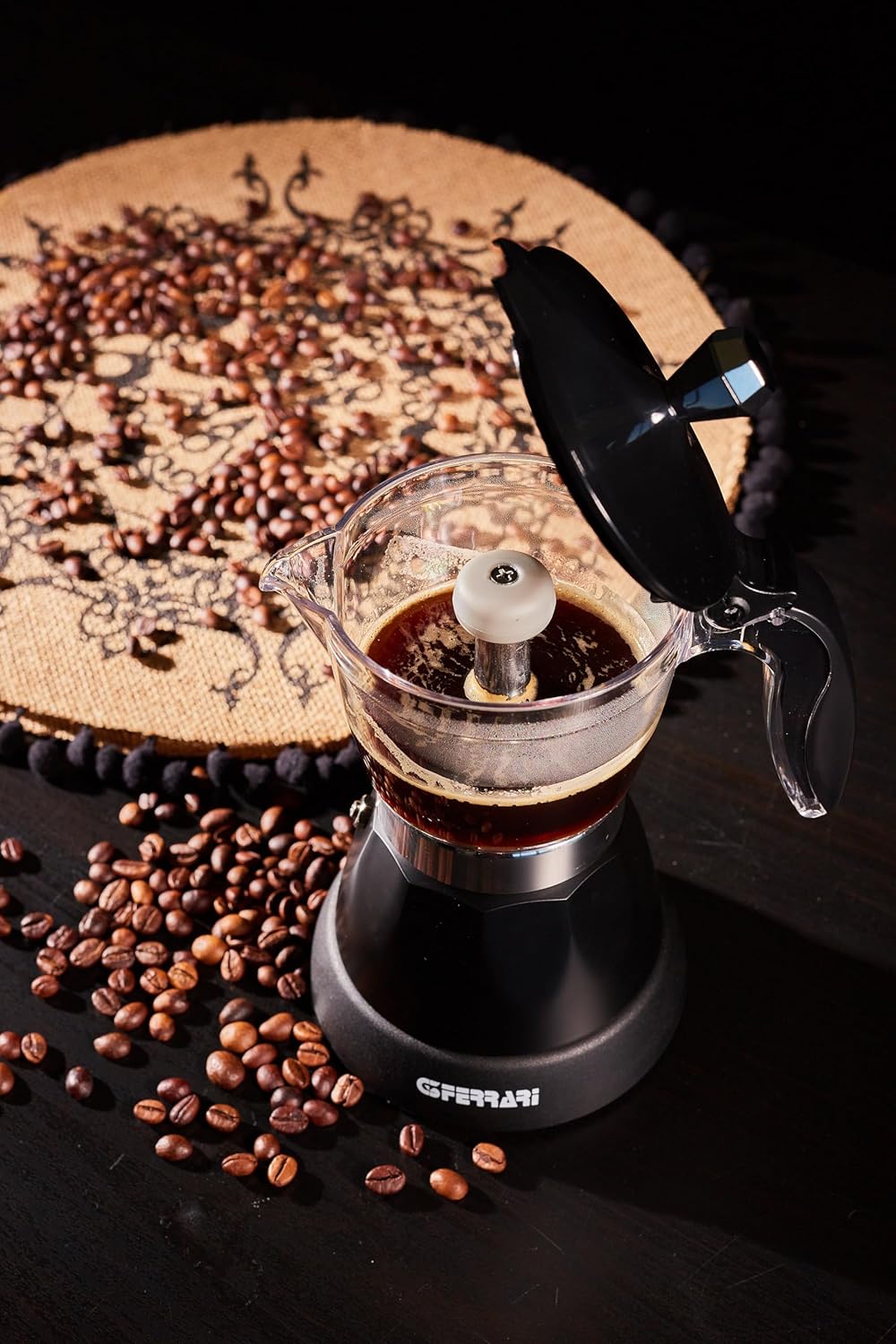 G3 Ferrari G10028 elektrischer Espressobereiter Bonjour für 3 Tassen mit Warmhaltefunktion Handbuch,