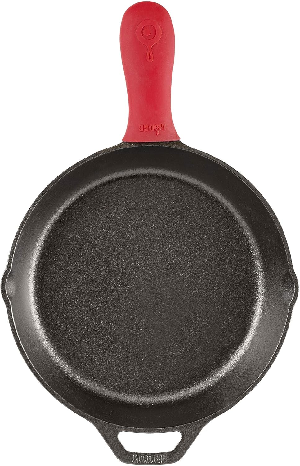 LODGE Silicone Hot Handle Holder INLODGE.ASHH41, Inoxidable, rot, 5-5/8" L x 2", Halterung