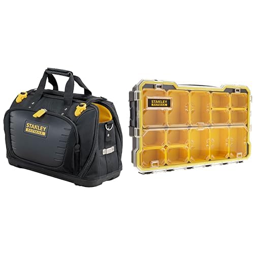 Stanley Fatmax Quick Access Werkzeugtasche FMST1-80147 & FatMax Profi-Organizer 2/3 / Zubehörbox FMS