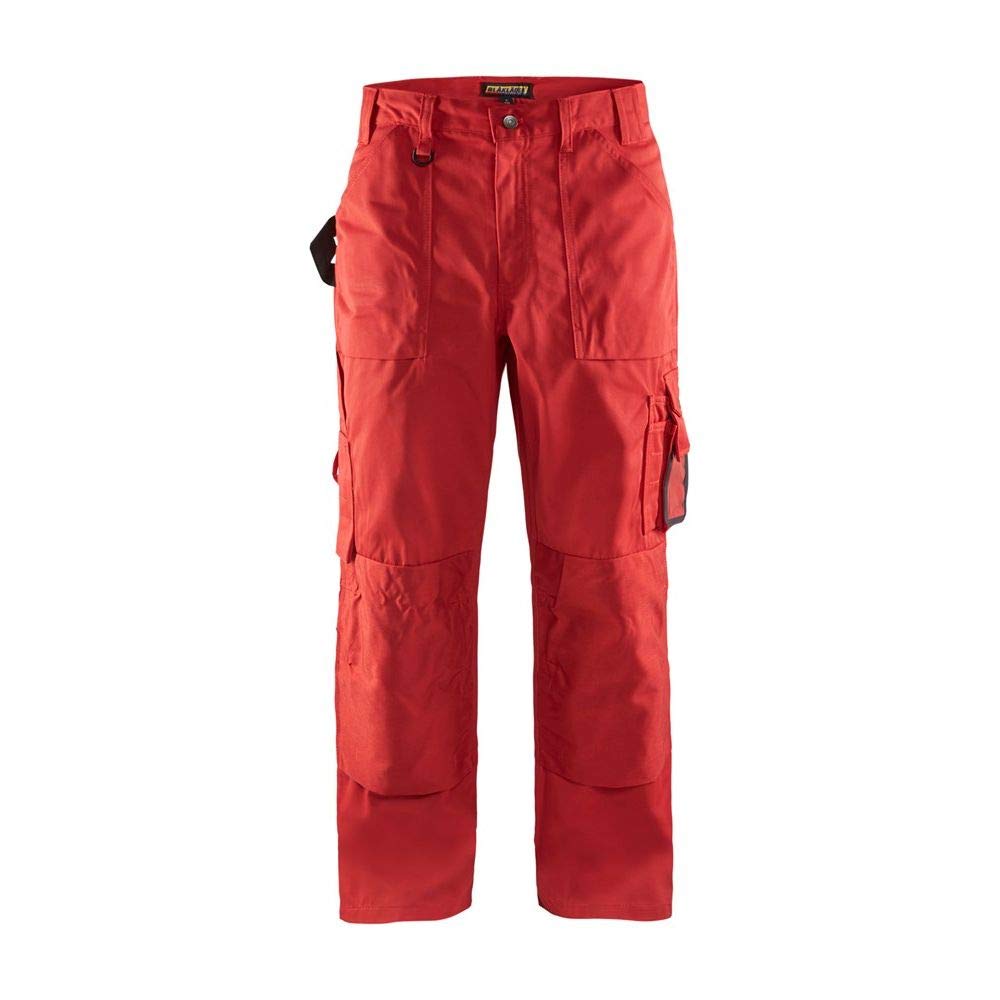 Blaklader 15701860 Handwerker-Hose ohne Nageltasche, ROT, Grösse: C48