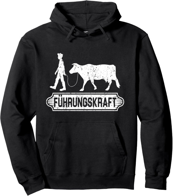 Führungskraft Spruch Landwirtschaft Trecker Biobauer Pullover Hoodie