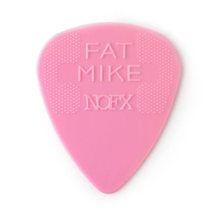 Jim Dunlop Fat Mike Custom Nylon 0.60mm pick 24 pack, Natural, ADU 44R060FM