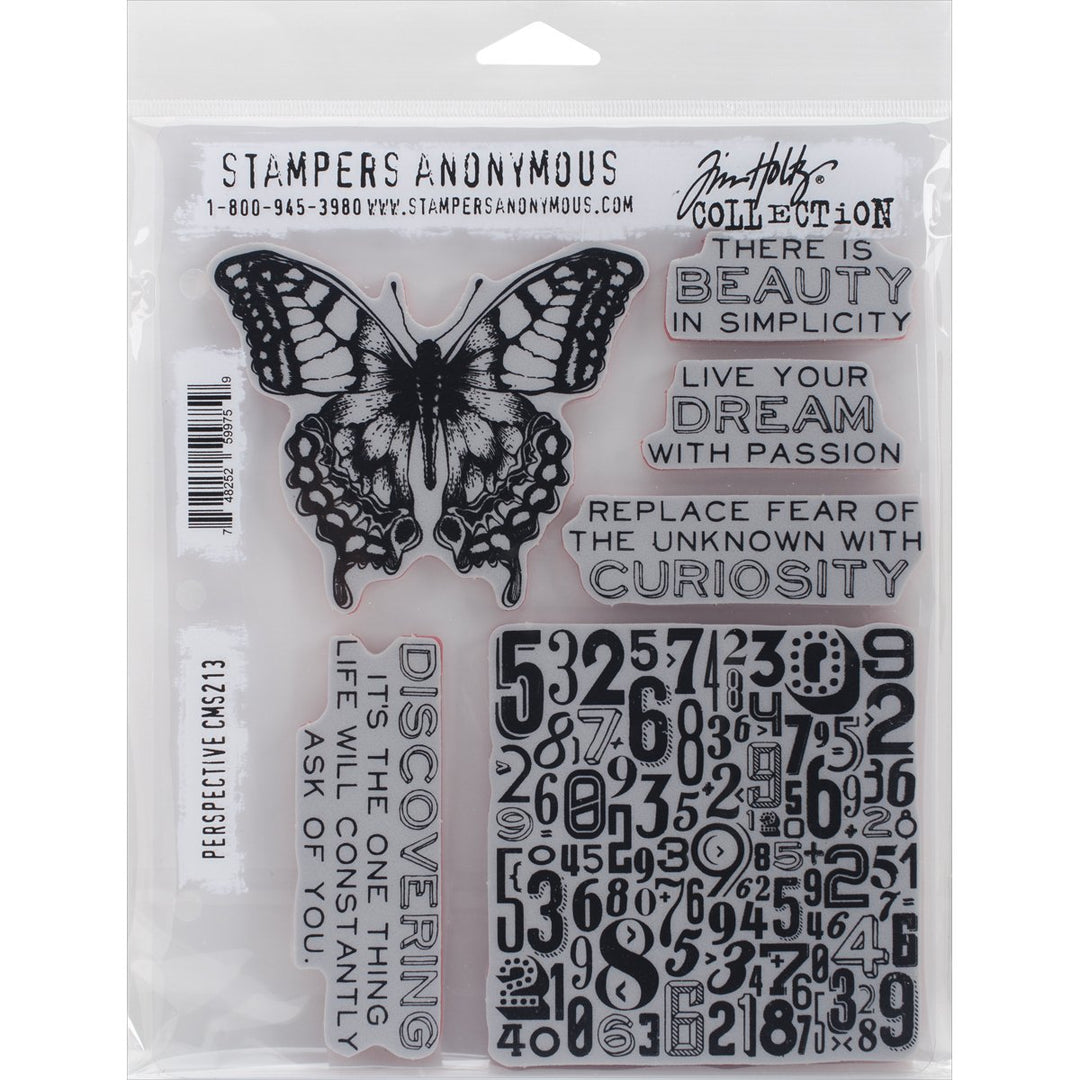 Stempel Anonymous_agw, damit die Perspektive Mounted Stamp, Perspektive