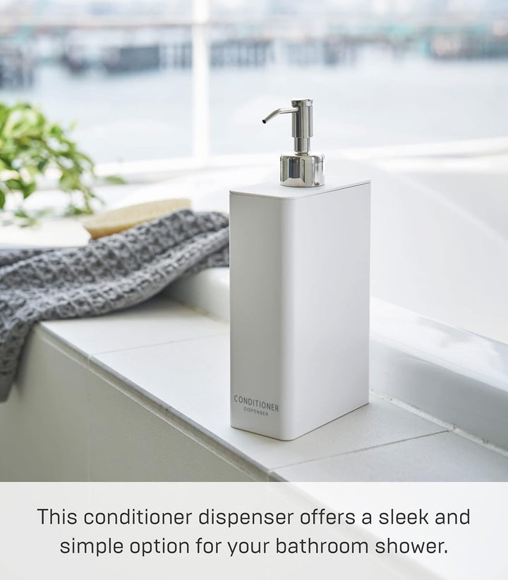 Yamazaki Tower Conditioner-Spender, rechteckig, Weiss One Size Weiss, One Size Weiss