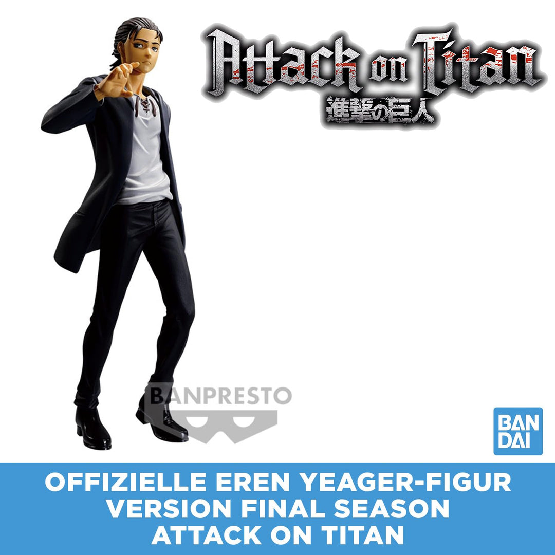 BANPRESTO Last Level FBP19021 Figur Attack ON Titans EREN Puppen und Actionfiguren, bunt, M
