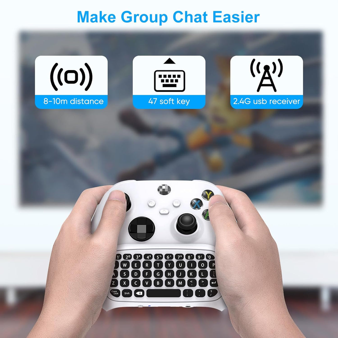 Auarte Tastatur für Xbox Series X/S, One/One X/S, Elite One/2 Controller, kabelloses Bluetooth Game