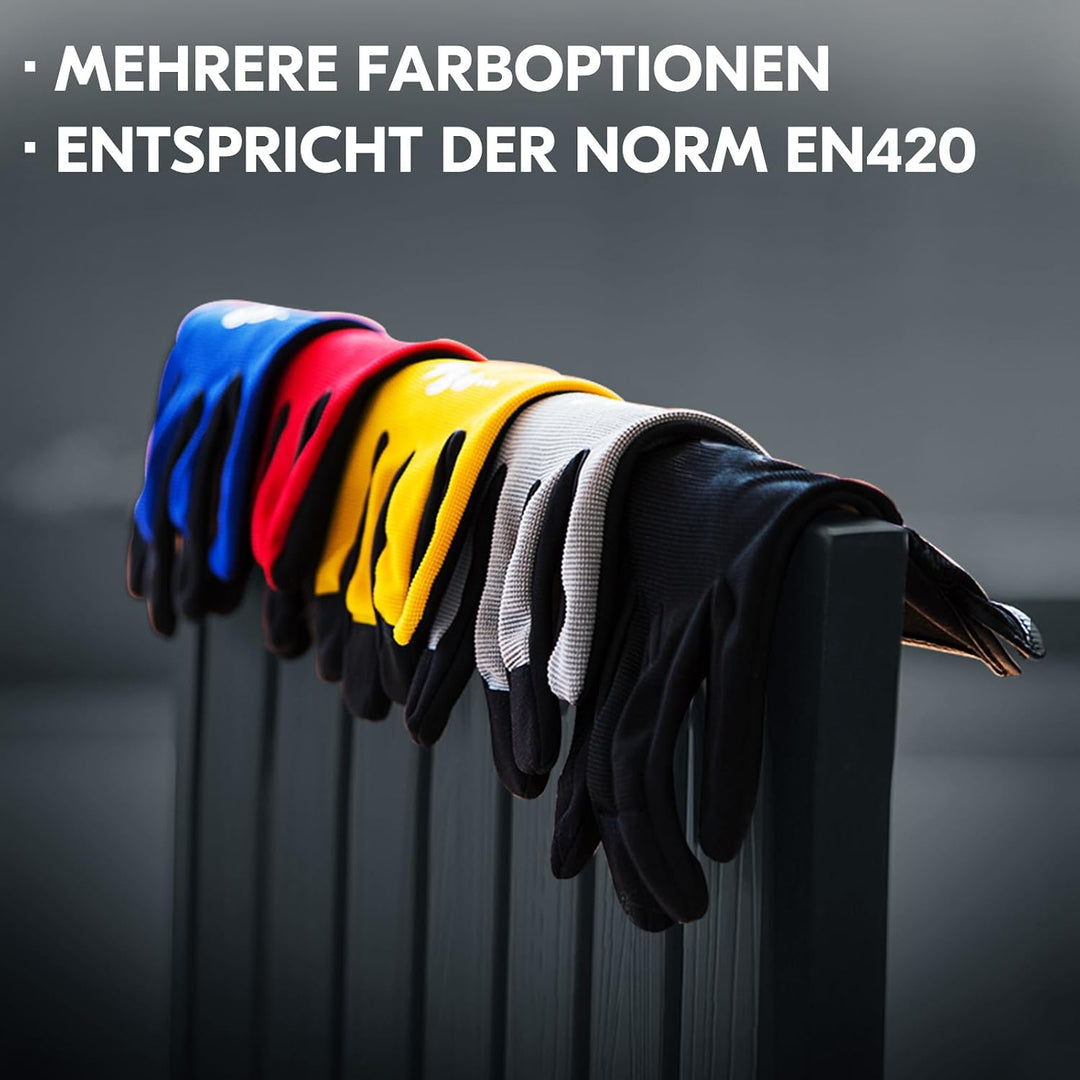Vgo... 5 Paare Multifunktionale Arbeitshandschuh,Sicherheitshandschuhe,Bauarbeitshandschuhe, Gartenh
