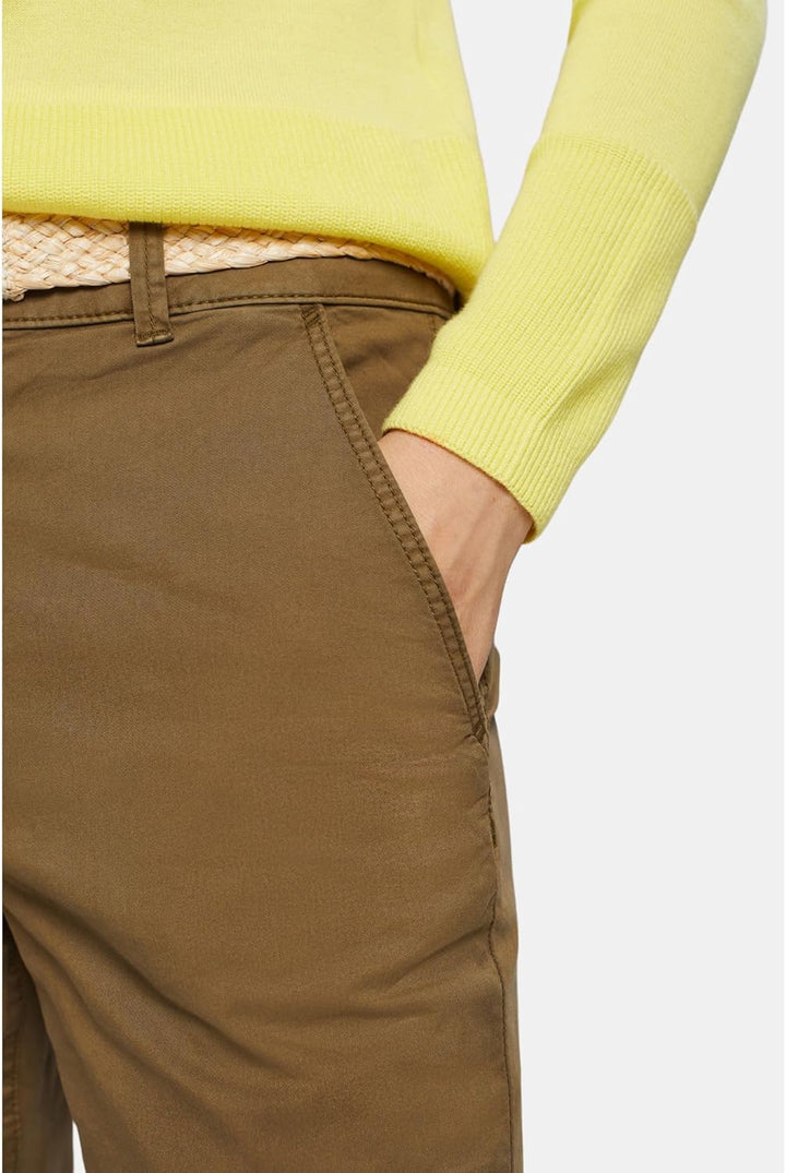 ESPRIT Chinohose mit Gürtel