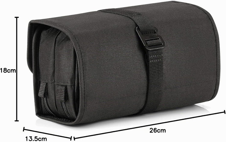 Reisenthel Expanded Wrap Kosmetiktasche, 26 cm X 16 cm Grösse Schwarz, Schwarz