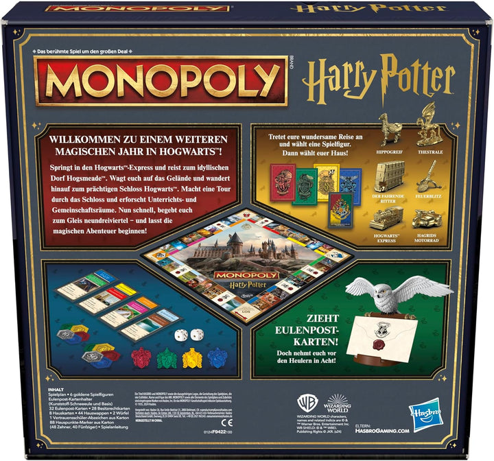 Monopoly Harry Potter, das Klassische Brettspiel in magischer Ausgabe, für Kinder ab 8 Jahren geeign