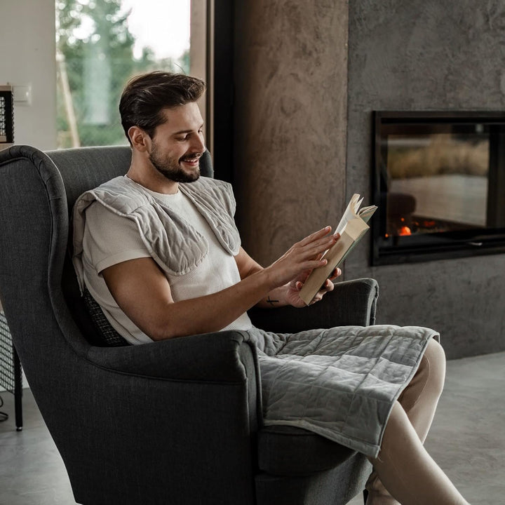 Gravity Home Office Kit : Gewichtskragen Gewichtskissen und Gewichtsband für Stress Nacken- Rücken-