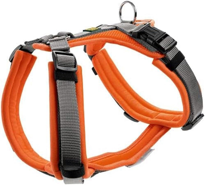 HUNTER Geschirr Maldon 34-49/XS Orange/Grau XS, Orange/Grau XS