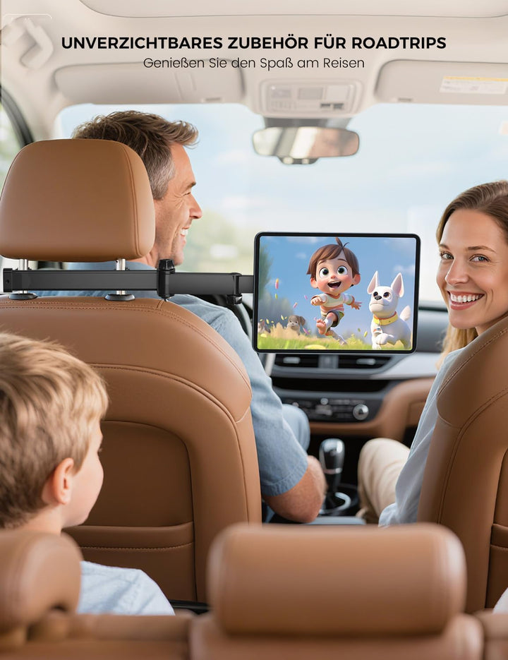 OHLPRO Tablet Halterung Auto Magnetische [48CM Ausziehbare Langarm] Tablethalterungen iPad Halterung