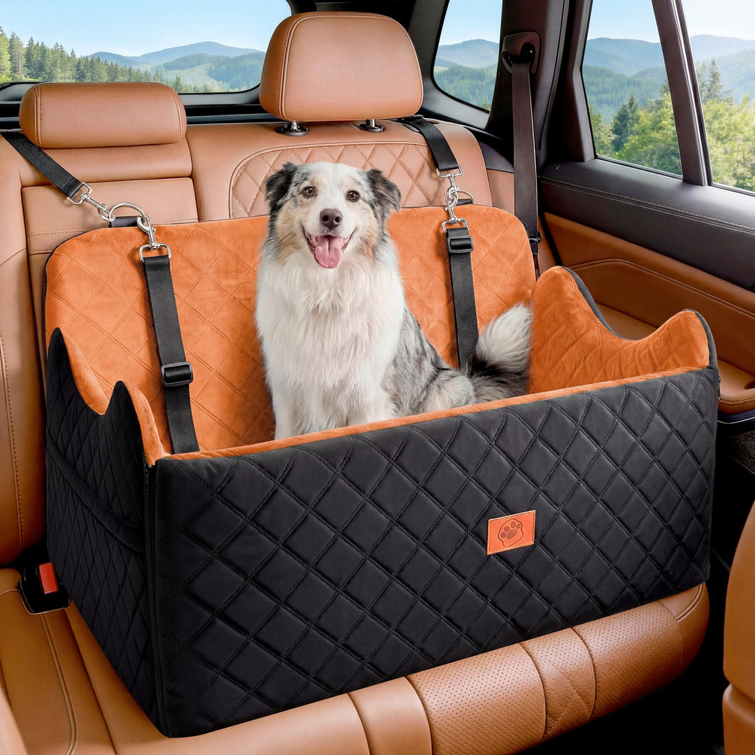 YITAHOME Hundesitz für grosse und mittelgrosse Hunde,Reisebettb Haustiere mit Memory Schaumstoff unt