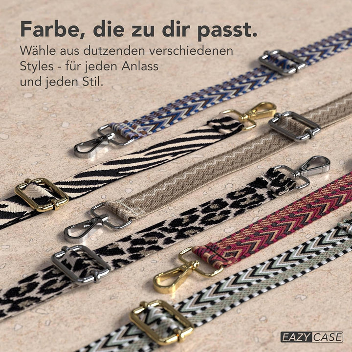 EAZY CASE Handykette - Verstellbares Taschenband kompatibel mit iPhone 17 Pro, Schulterriemen, Handy